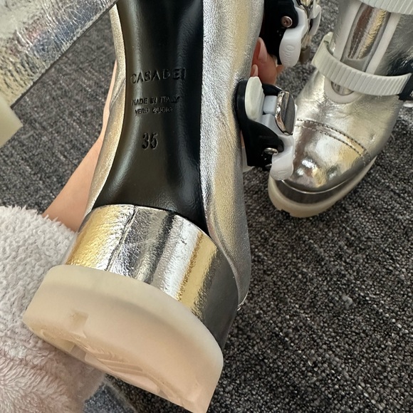 Casadei Authentic Silver boots - Picture 3 of 7